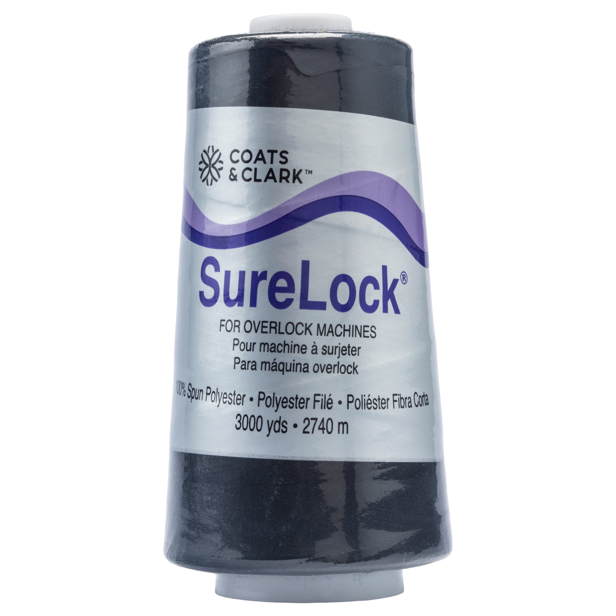 12 Pack: Coats & Clark™ SureLock® 3,000yd. Overlock Machine Serging Thread Cone